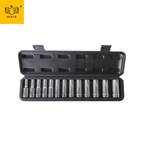 13Pcs Deep Socket Set 1/2" / Kunci Shock Sok Set BESTIR