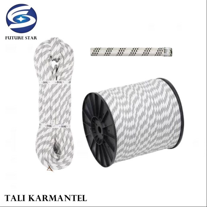 TALI KARMANTEL TALI PENGAMAN14MM x 100 Meter TALI KONSTRUKSI