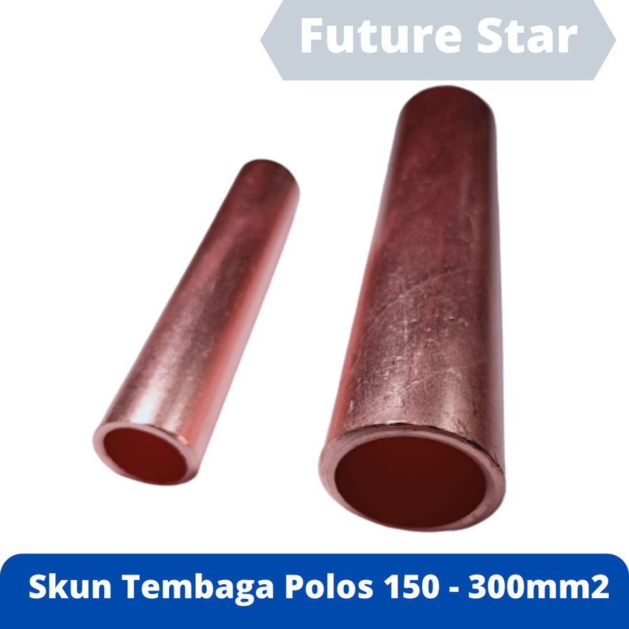 Skun Kabel Tembaga Polos 150mm2 - 300mm2 Tebal dan Kuat