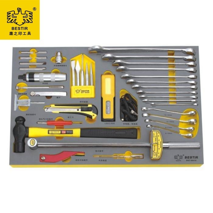 Auto Tool Trolley Set Tray Set Customize 39Pcs BESTIR