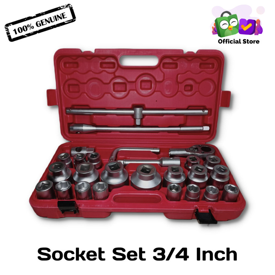 Kunci Socket Set Soket Set 3/4" PREMIUM QUALITY