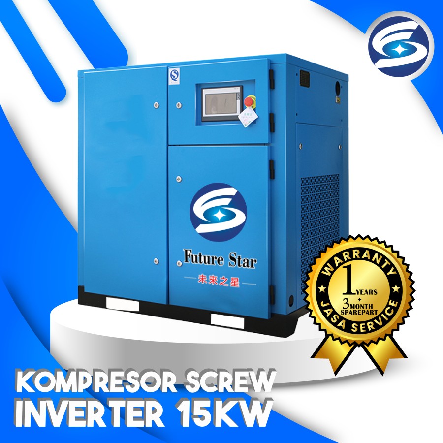 KOMPRESOR ANGIN SCREW INVERTER 20 HP