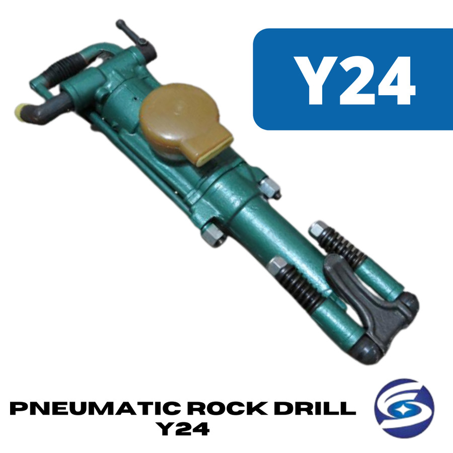 Mesin Bor Batu Tambang Pneumatik Y24 / Air Rock Drill Pneumatic Y24