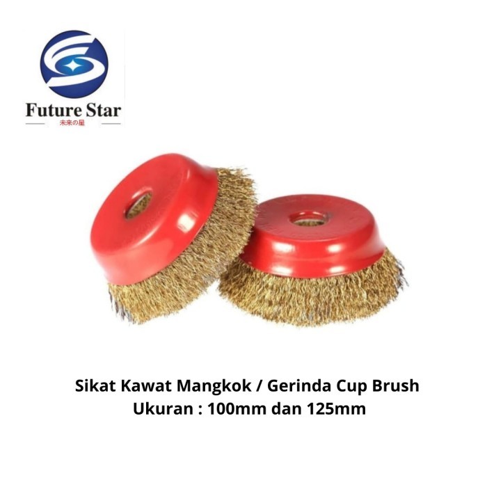 Sikat Kawat Mangkok / Gerinda Cup Brush 125mm