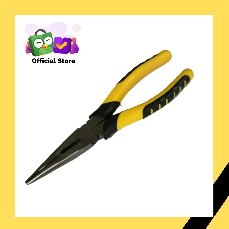 Tang Lancip Hidung Panjang 8" / Long Nose Pliers Import Quality