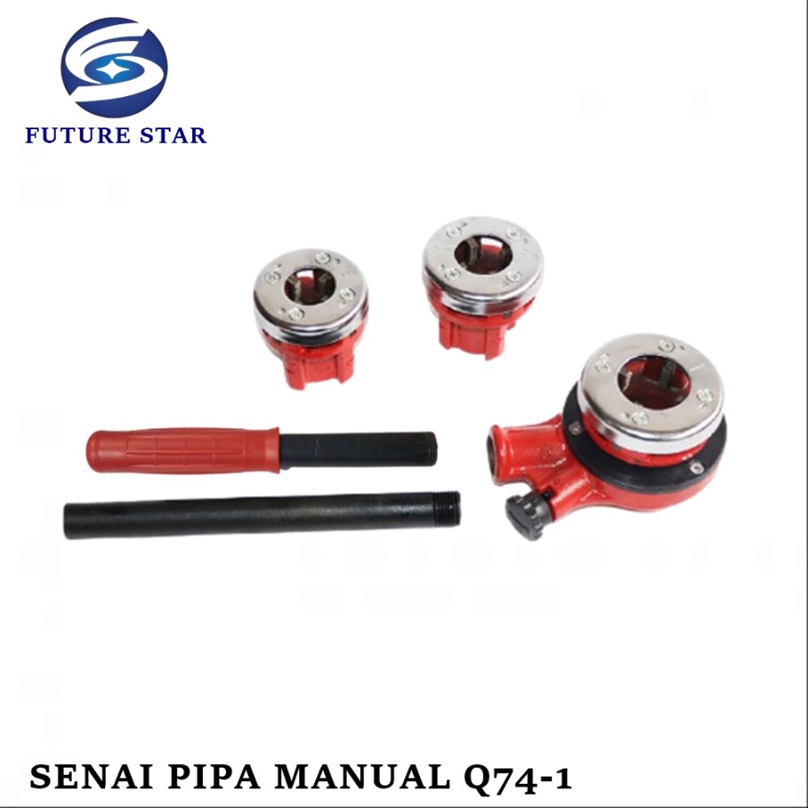 Senai Pipa Manual Alat Buat Drat Pipa 1/2 - 1 inch