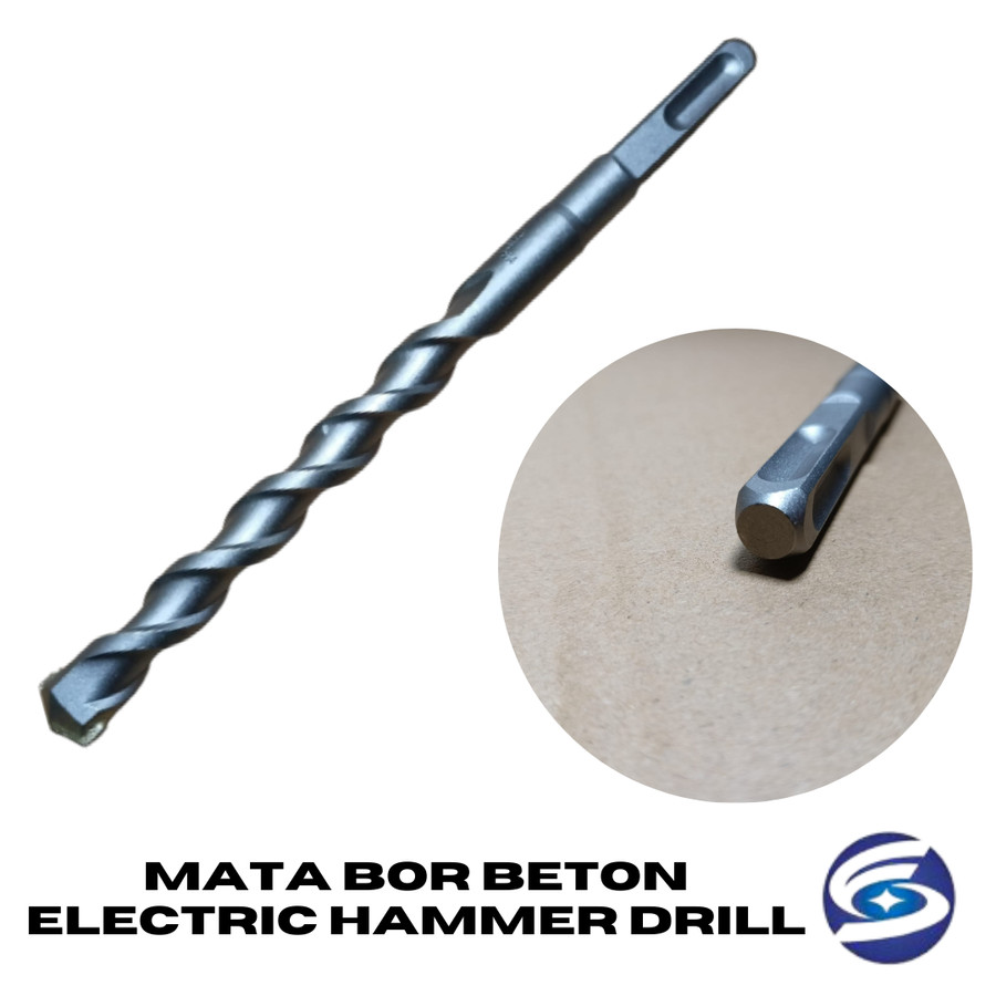 Mata Bor Beton Tembok / Electric Hammer Drilling Bit Drat Kotak