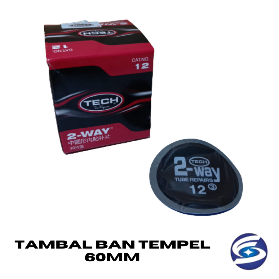 Tambal Ban Tempel 60mm / Sticker Tambal Ban Dalam