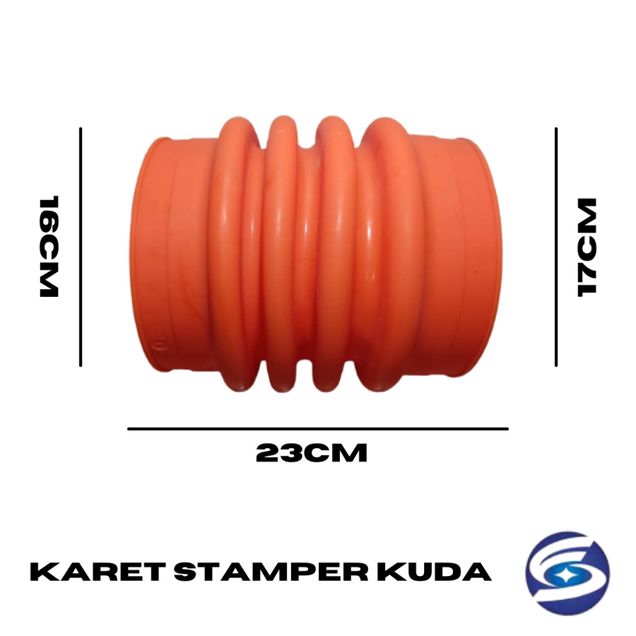 Karet Spiral Below Stamper Kuda 23 x 17cm