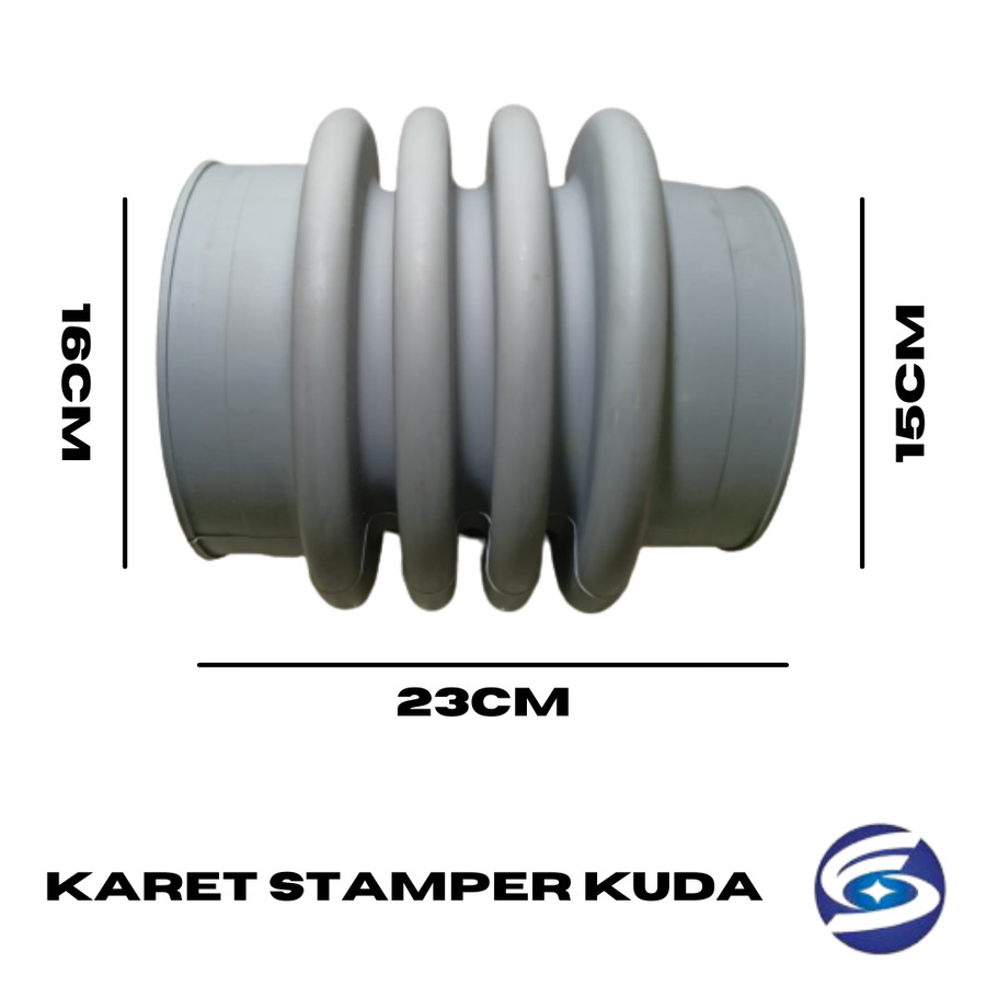 Karet Spiral Below Stamper Kuda 23 x 15.5cm