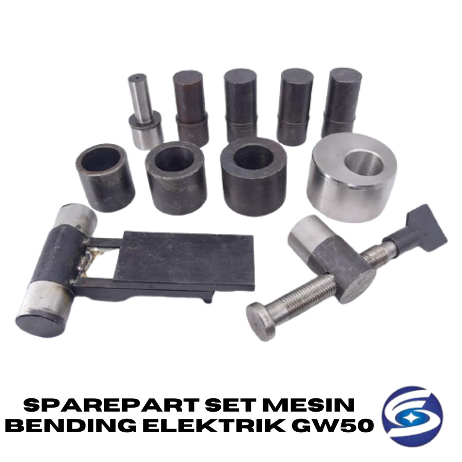 Sparepart Set Mesin Bending Tekuk Besi Baja Elektrik GW50