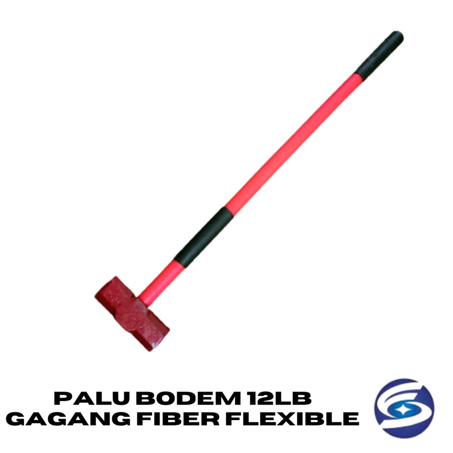 Martil Palu Batu Bodem Gagang Fiber Flexible 12LB