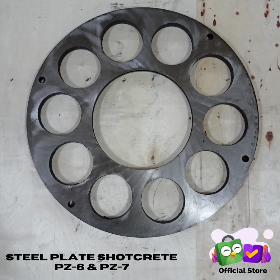 Rotore Steel Plate Shotcrete PZ-6 & PZ-7 / Sparepart Shotcrete