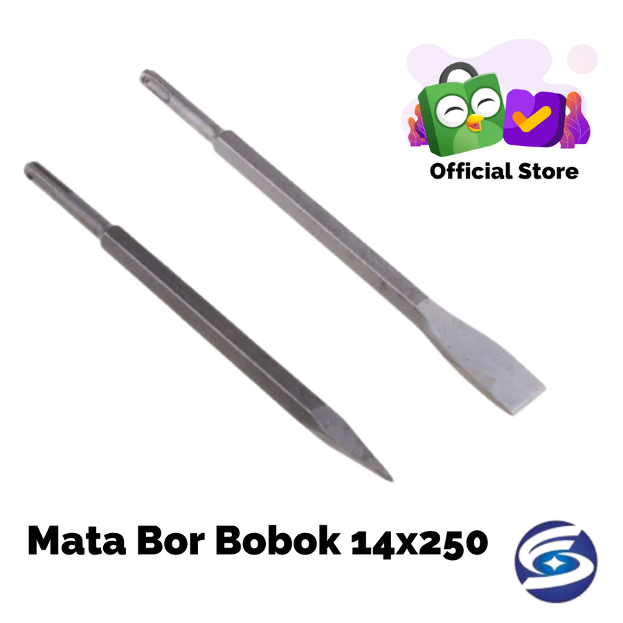 Electric Hammer Drilling Bit 14 x 250 / Mata Bor Bobok Beton ( kotak )