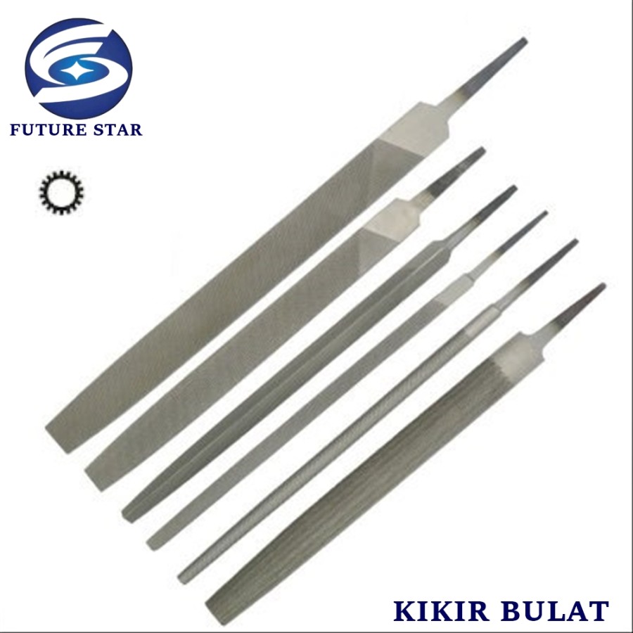 Kikir Gergaji Bulat 100mm - 300mm / Alat Kikir Bulat