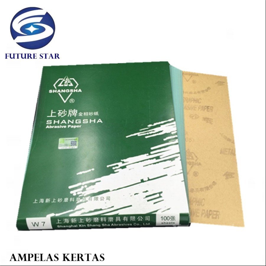 AMPLAS SHANG AMPELAS kertas lembar Sandpaper waterproof Mur - Grit-63