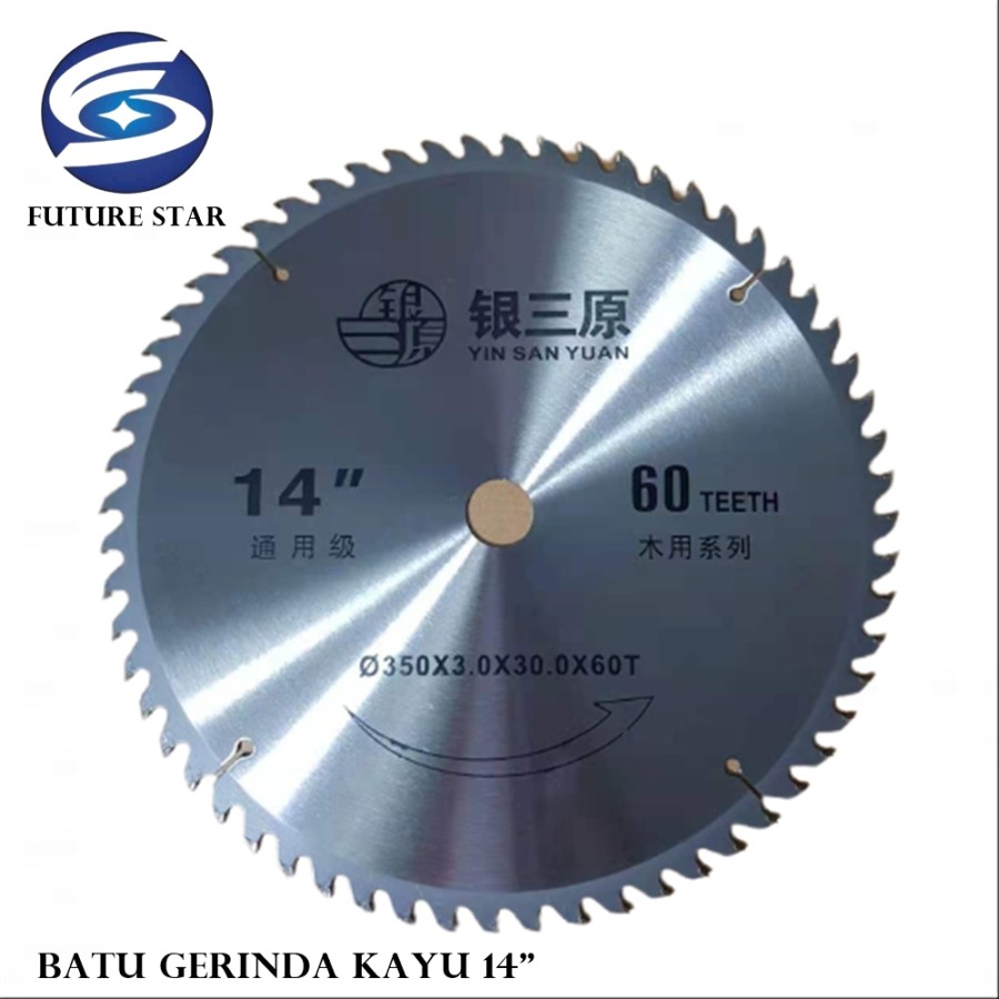 MATA GERINDA KAYU 14 INCH / MATA GERINDA POTONG KAYU 350 X 3.0 X 30.0