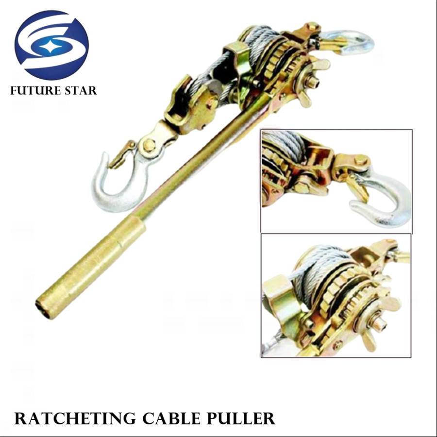 RATCHETING CABLE PULLER 2 TON