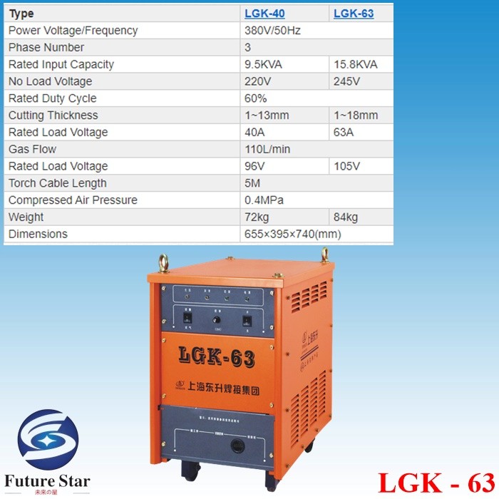 MESIN PLASMA LGK-63 DONSUN CUTTER