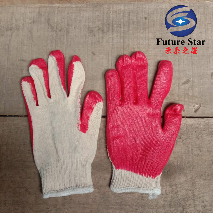 SARUNG TANGAN PROYEK MURAH SAFETY GLOVES KATUN MERAH