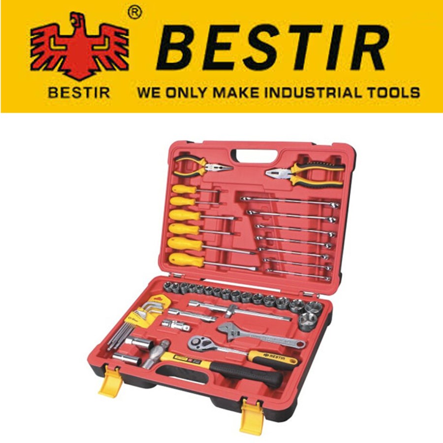 ALAT PERTUKANGAN SET/MASTER TOOL SET BESTIR 49PCS 92114