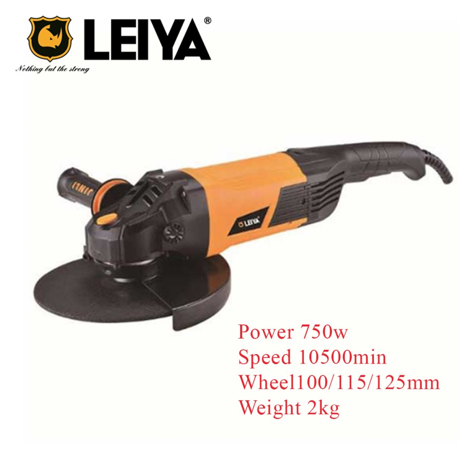 MESIN GERINDA LEIYA-WS750/ANGLE GRINDER 750W/GERINDA LISTRIK TANGAN