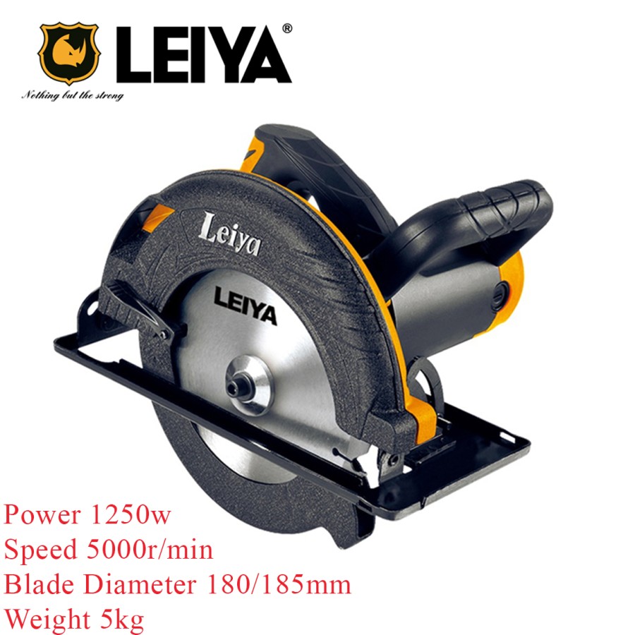 CIRCULAR SAW LEIYA185-02/GERGAJI LISTRIK 1250W/ALAT POTONG LISTRIK