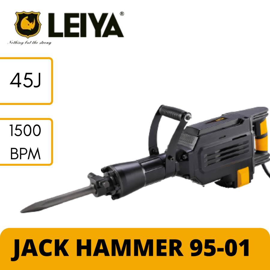 JACK HAMMER LEIYA 9501 MESIN BOR BOBOK TEMBOK BETON 1600W