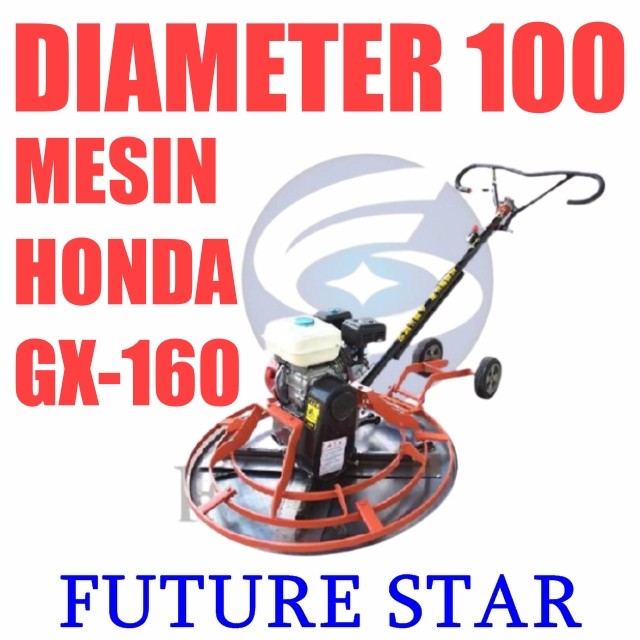 TROWEL MESIN HONDA ASLI DIAMETER 100CM / MESIN PERATA SEMEN BENSIN