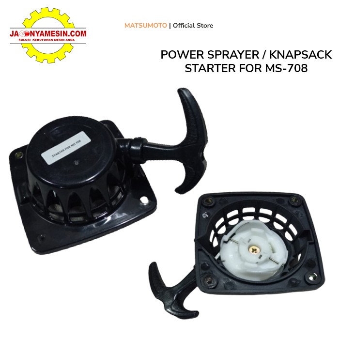 SPAREPART STARTER MESIN POWER SPRAYER / KNAPSACK-MS 708 20 L