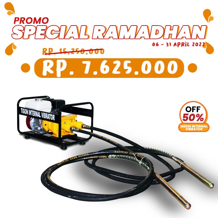 PROMO RAMADHAN TIGON INTERNAL VIBRATOR TIGON TIV-1602 HF ENGINE HONDA