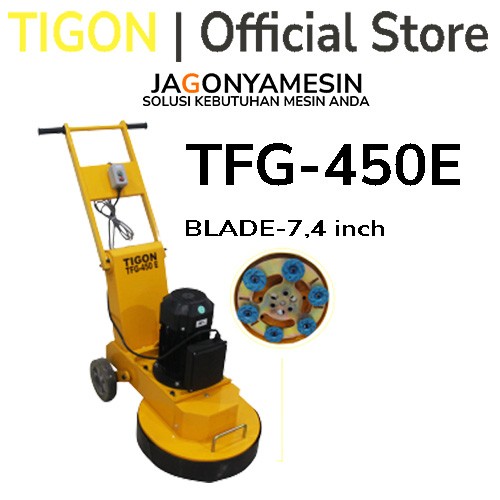 TIGON MESIN POLES BETON LANTAI FLOOR GRINDING TFG-450E (GARANSI RESMI)