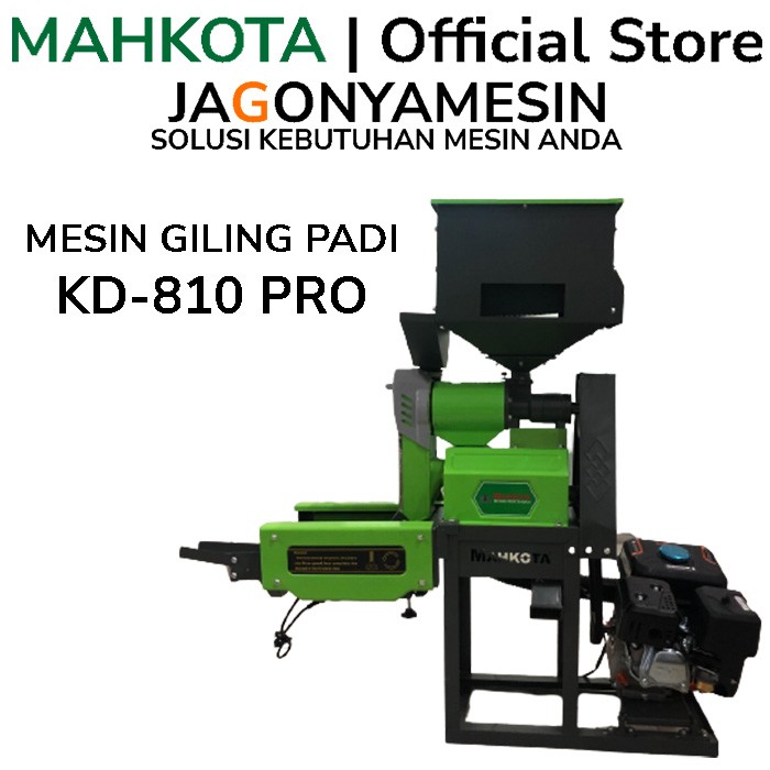 GILING PADI MAHKOTA KD-810 PRO 8HP BAHAN BAKAR BENSIN( GARANSI RESMI )