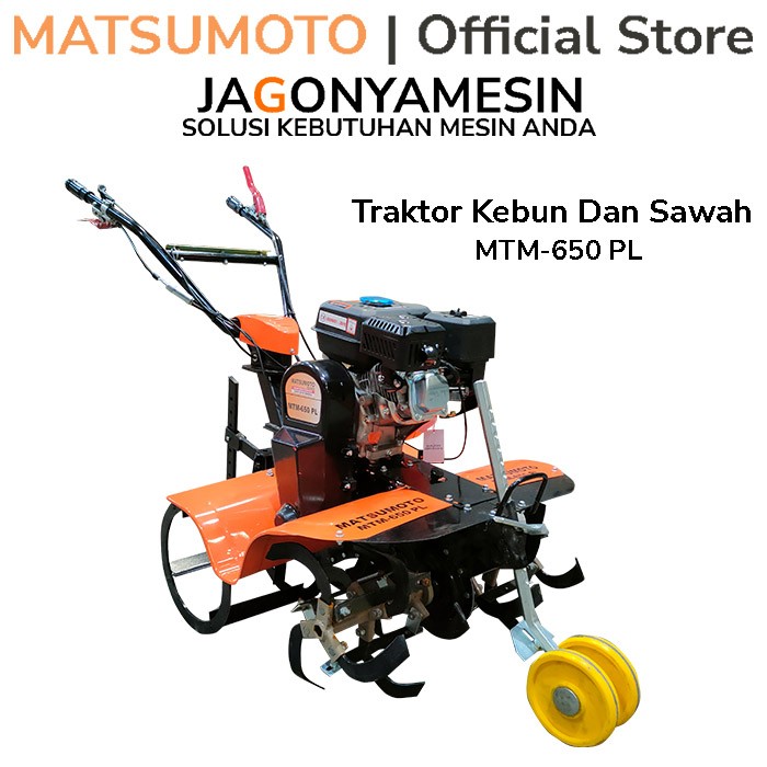 MATSUMOTO TRAKTOR TILLER MESIN MTM 650 PL (GARANSI RESMI)