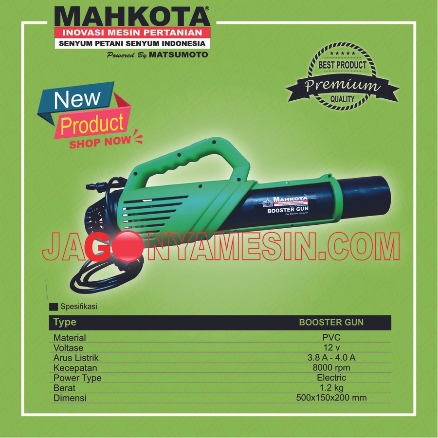 SPRAYER GUN BOOSTER MAHKOTA MBG-01ELECTRIC (GARANSI RESMI)