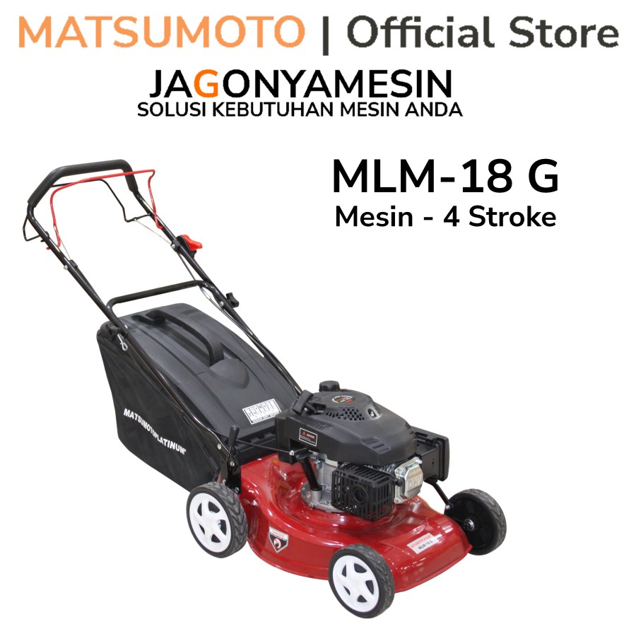 MATSUMOTO LAWN MOWERS MESIN POTONG RUMPUT MLM-18 G (GARANSI RESMI)