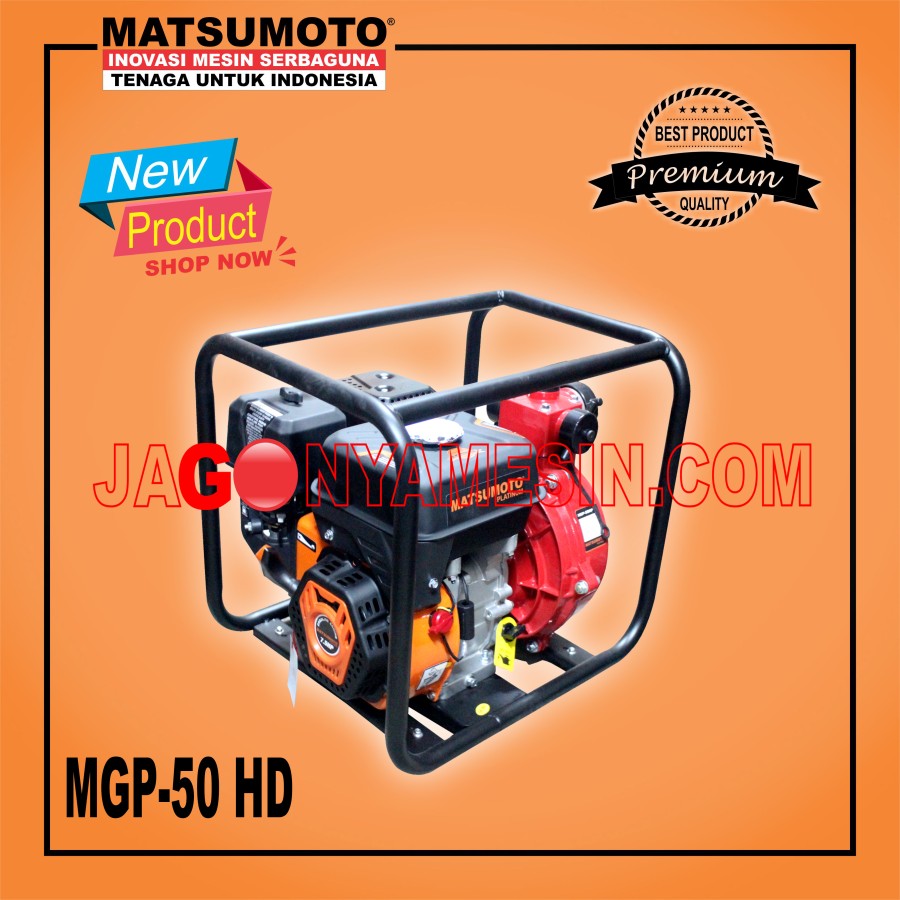 GASOLINE HIGH PRESSURE PUMP POMPA ALKON BENSIN MGP-50 HD GARANSI RESMI