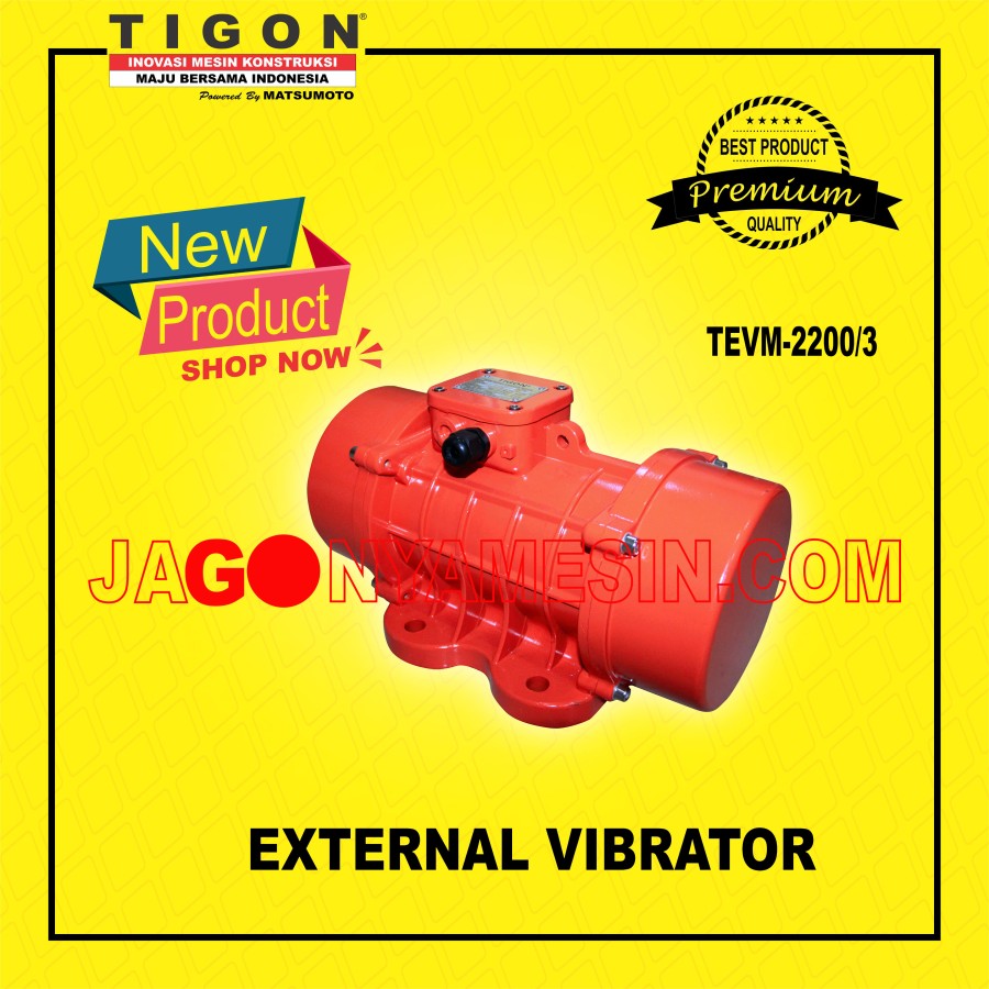 External Vibrator Motor Tigon TEVM- 2200/3