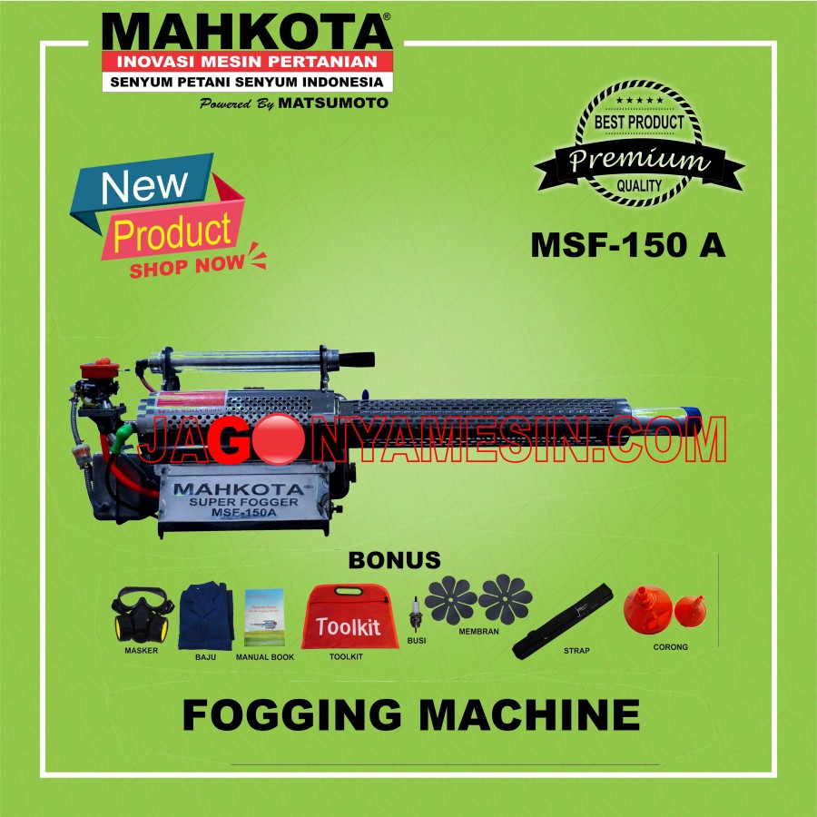 MESIN FOGGING MACHINE MAHKOTA MSF-150 A ELEKTRIK DAN MANUAL