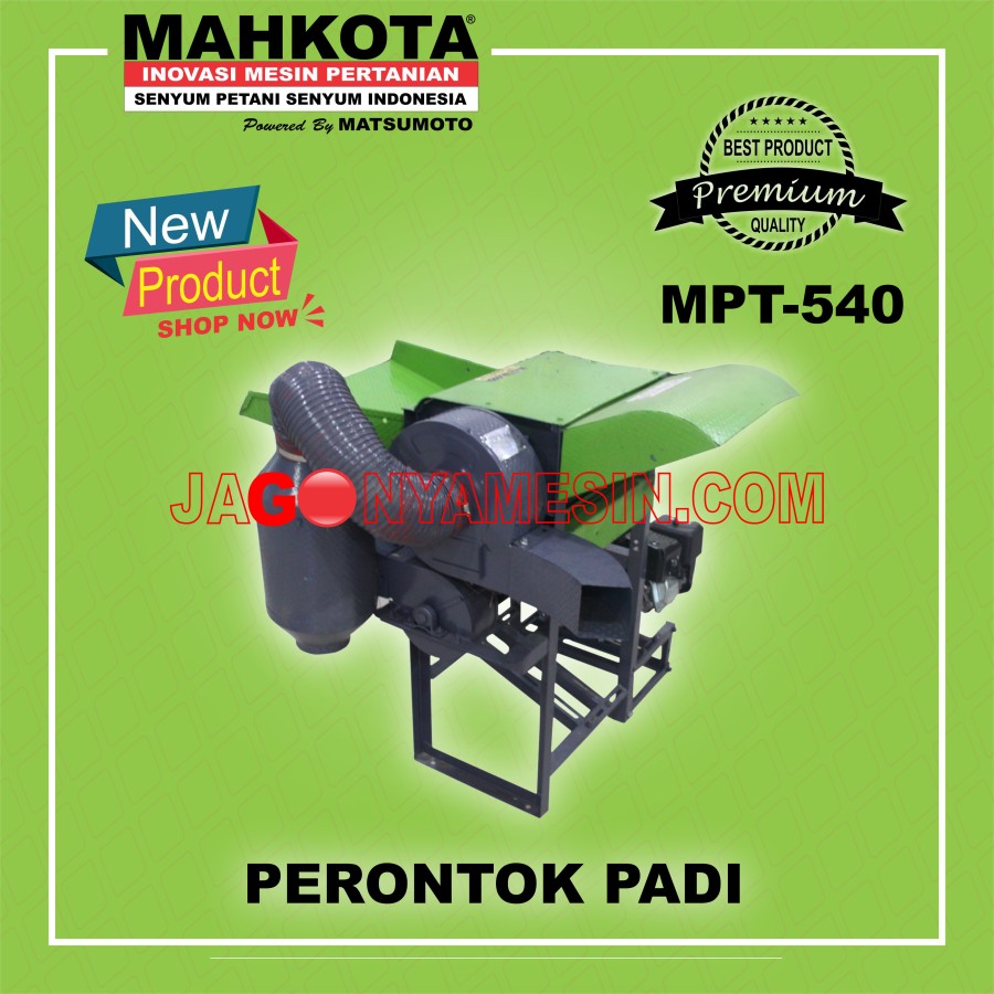 Mesin Perontok Padi / Paddy Tresher Mahkota MPT 5-40