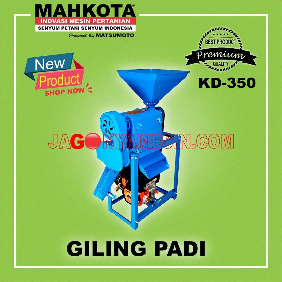 Mesin Giling Padi / Rice Mill Mahkota KD-350