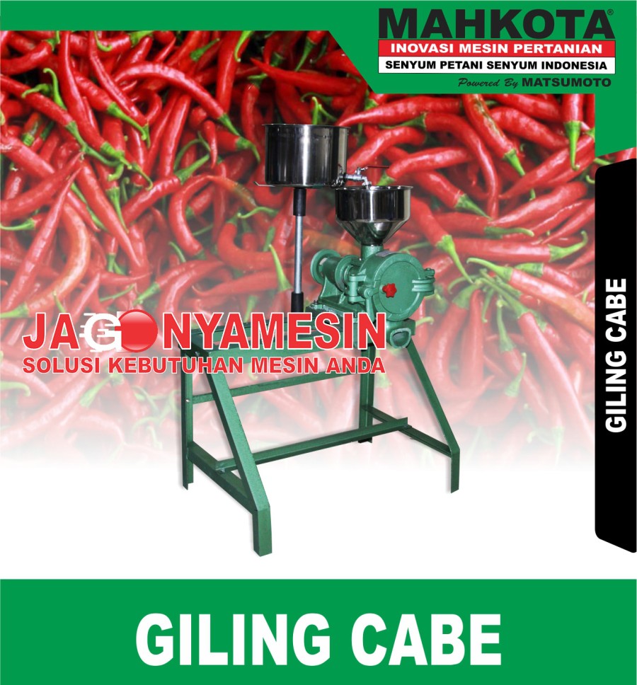 MESIN GILING CABE MAHKOTA KD-6C 6" ( GARANSI RESMI )