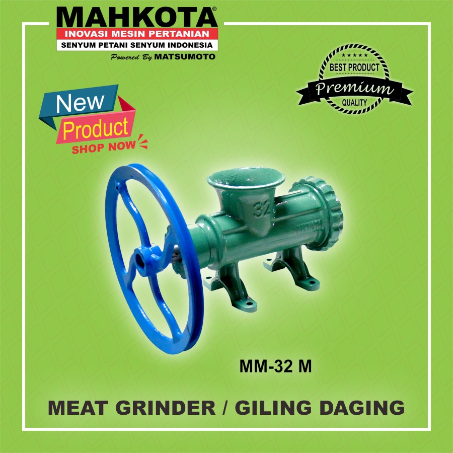 Penggiling Daging MAHKOTA (MM-32M) (GARANSI RESMI)