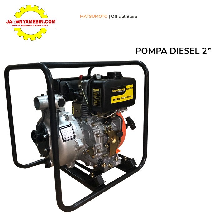 Mesin Pertanian dan Irigasi Pompa Air / Diesel Water Pump MDP-50 HP 2"