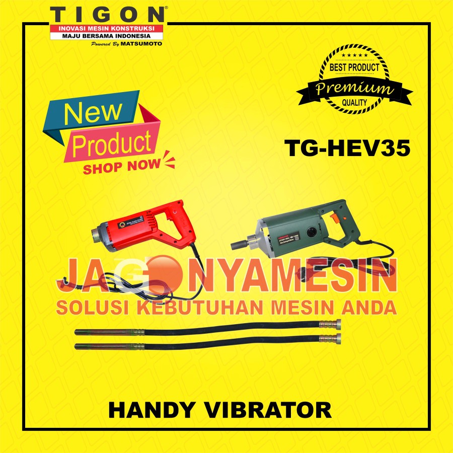 VIBRATOR ELEKTRIK KECIL TIGON TG-HEV35-1 ( GARANSI RESMI )