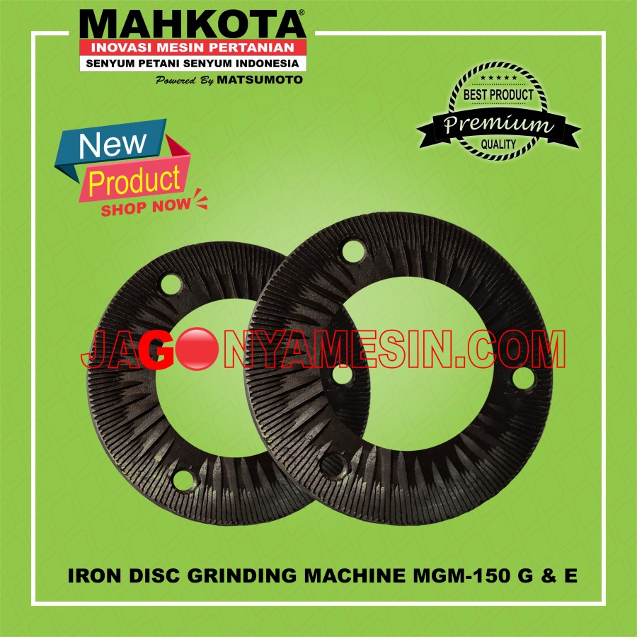 MATA PISAU/BLADE IRON DISC GRINDING MAHKOTA GILING KOPI MGM 150 G & E