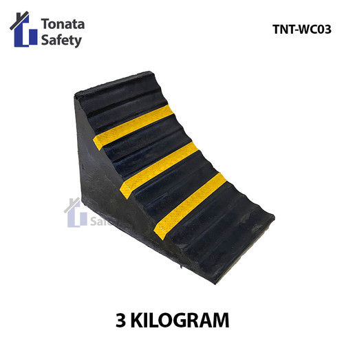 Wheel Chock 3 Kg / Pengganjal Roda 15 x 25 x 18.5 cm