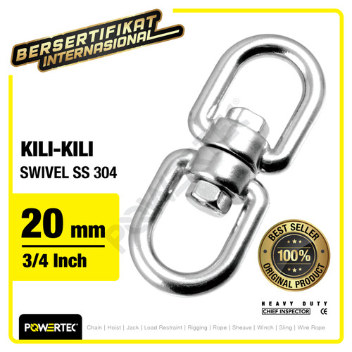 Swivel SS 304 / Kili kili 20mm - 3/4" POWERTEC