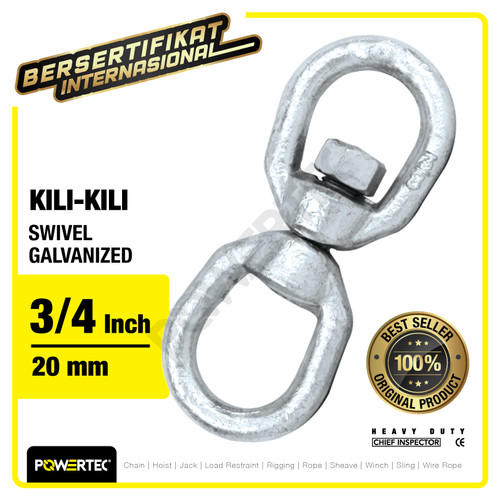 Swivel Galvanized / Kili kili 3/4" - 20mm POWERTEC