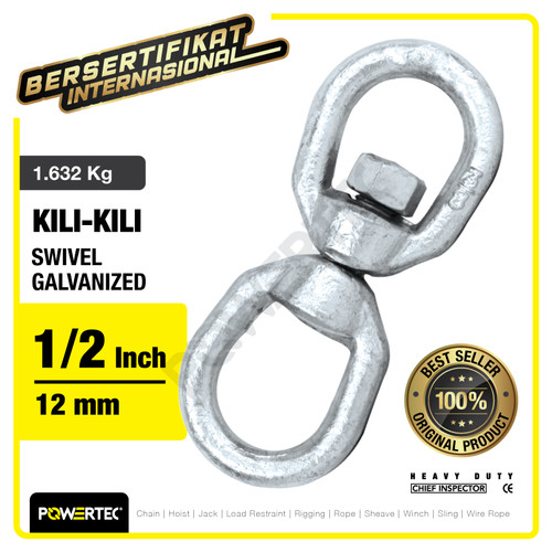 Swivel Galvanized / Kili kili 1/2" - 12mm POWERTEC